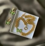 HOKER NECKLACE & EARRINGS JEWELRY SET