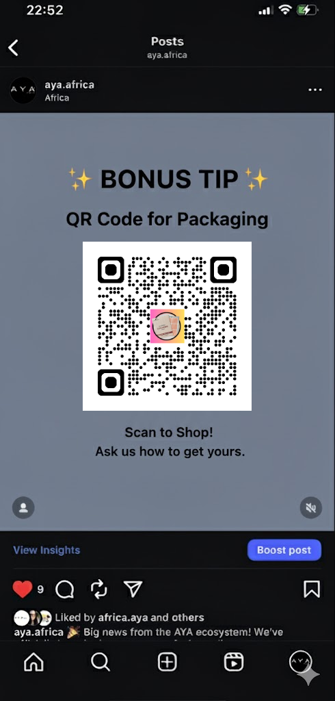 AYA-Africa-find-your-ayastore-link-QR-bonus-Share