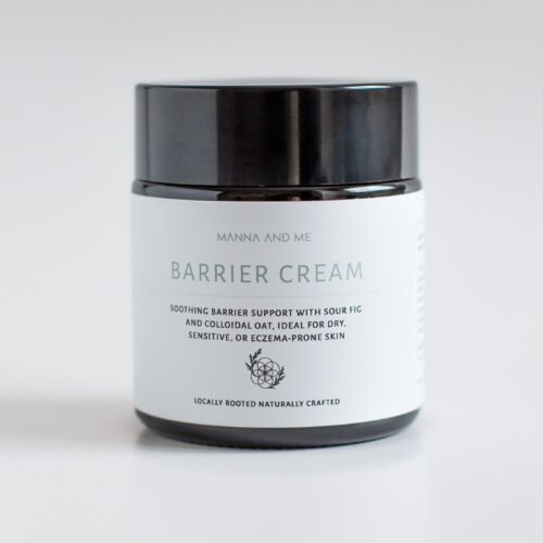 Manna and Me Barrier Cream 100ml glass jar