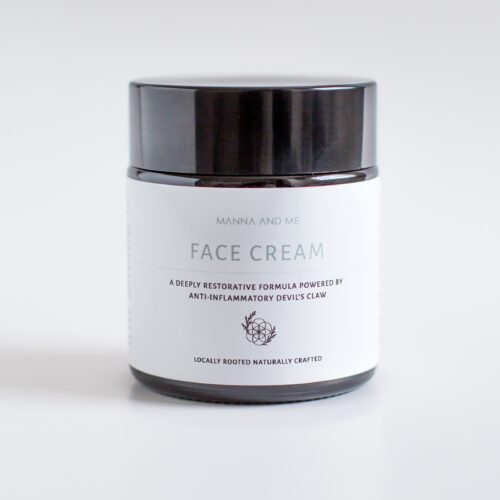 Manna and Me Face Cream 100ml glass jar